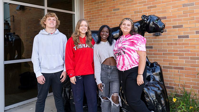 Image of students at Hoosick Falls High School.